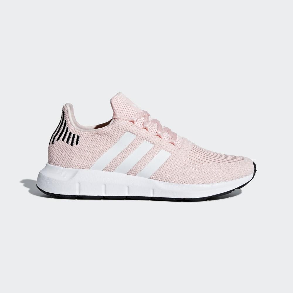 Adidas Women's Swift Run Originals Shoes Pink/White/Black Ireland B37681